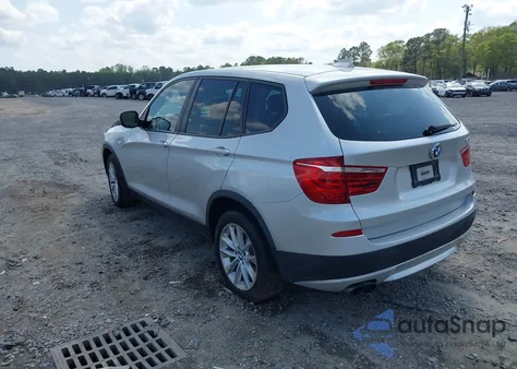 2013 BMW X3 xDrive28I from USA, damaged, VIN 5UXWX9C54D0A24701